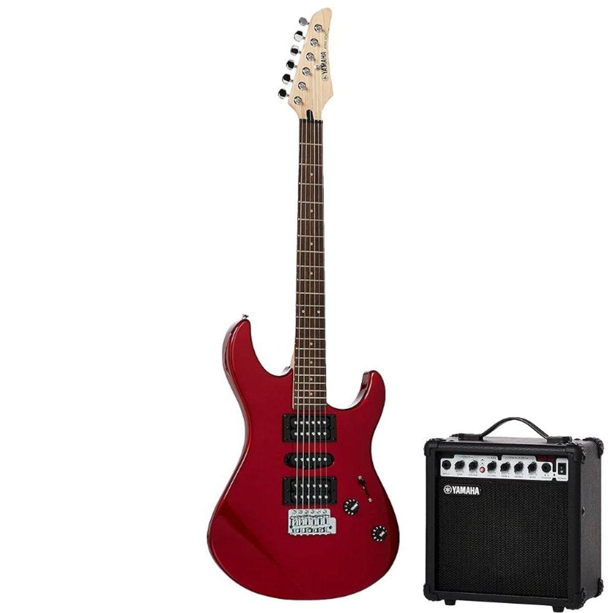 YAMAHA - Pack Guitarra Electrica Amplificador Yamaha ERG 121 GPII MR