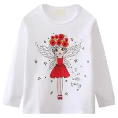 JUMP KIDS - Poleras Manga Larga Niña Hada 100% Algodón