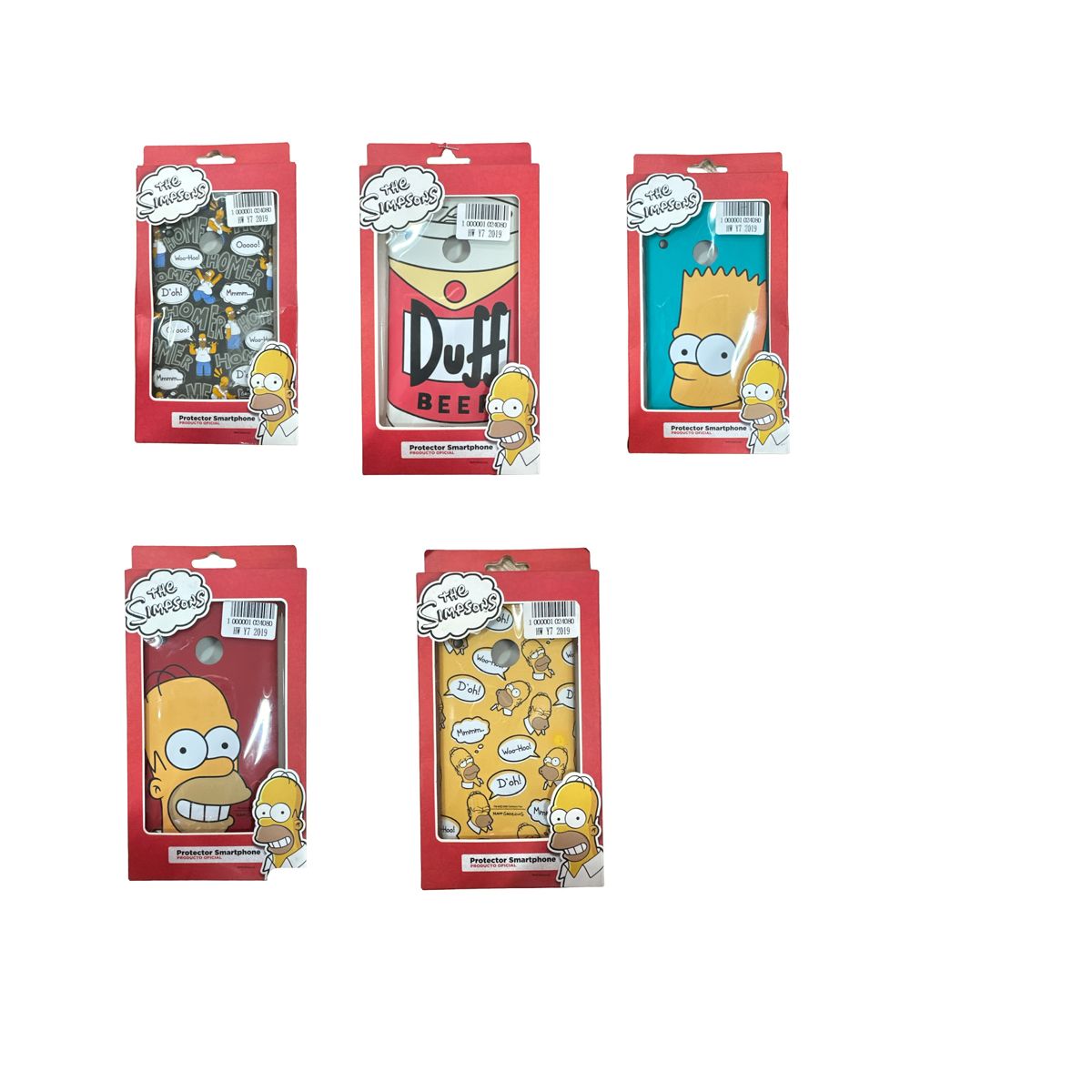 JOIGO - Carcasa Para Huawei Y7 2019 Simpsons Homero.