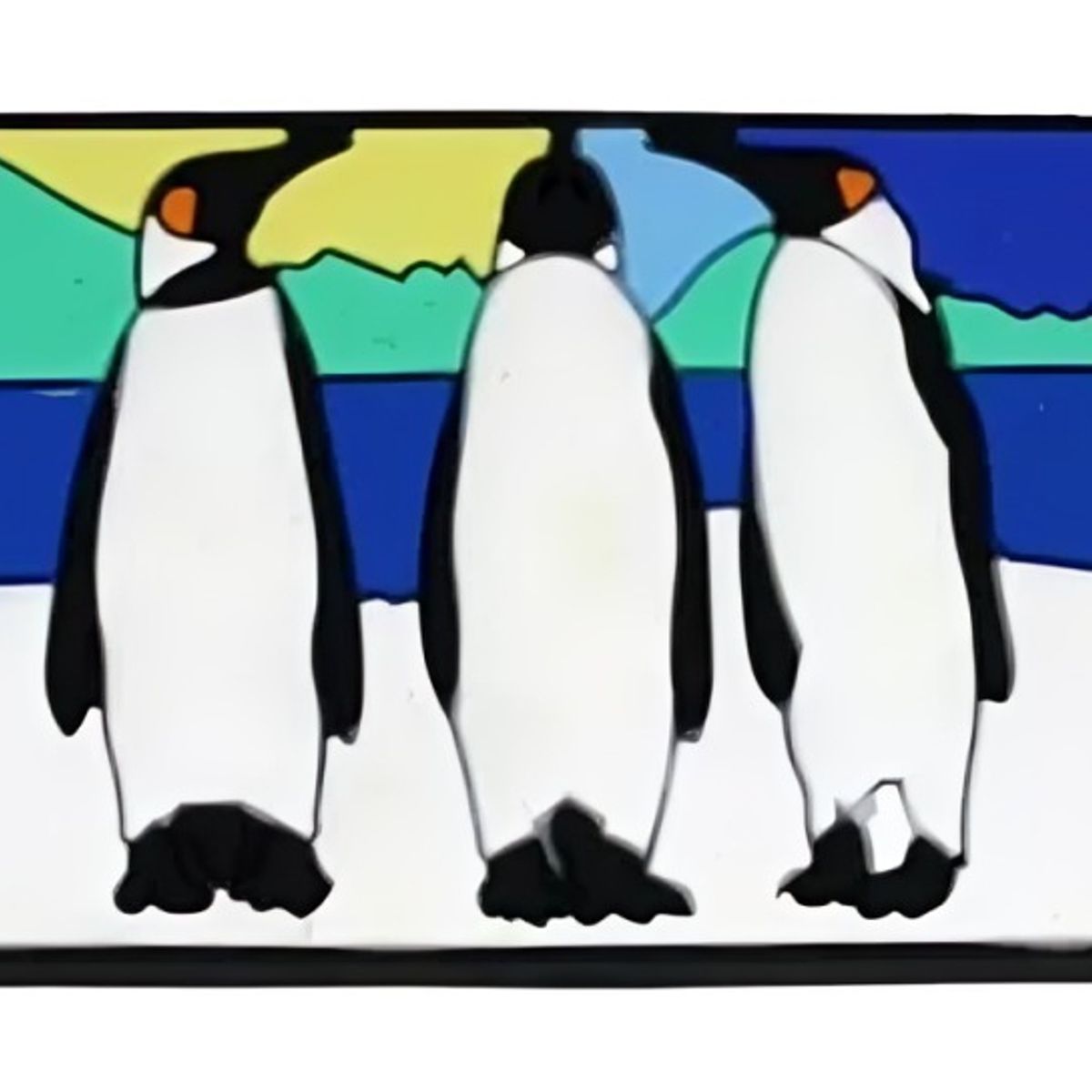 OEM - Pack 4 Goma Iman decorativo diseño Pinguino