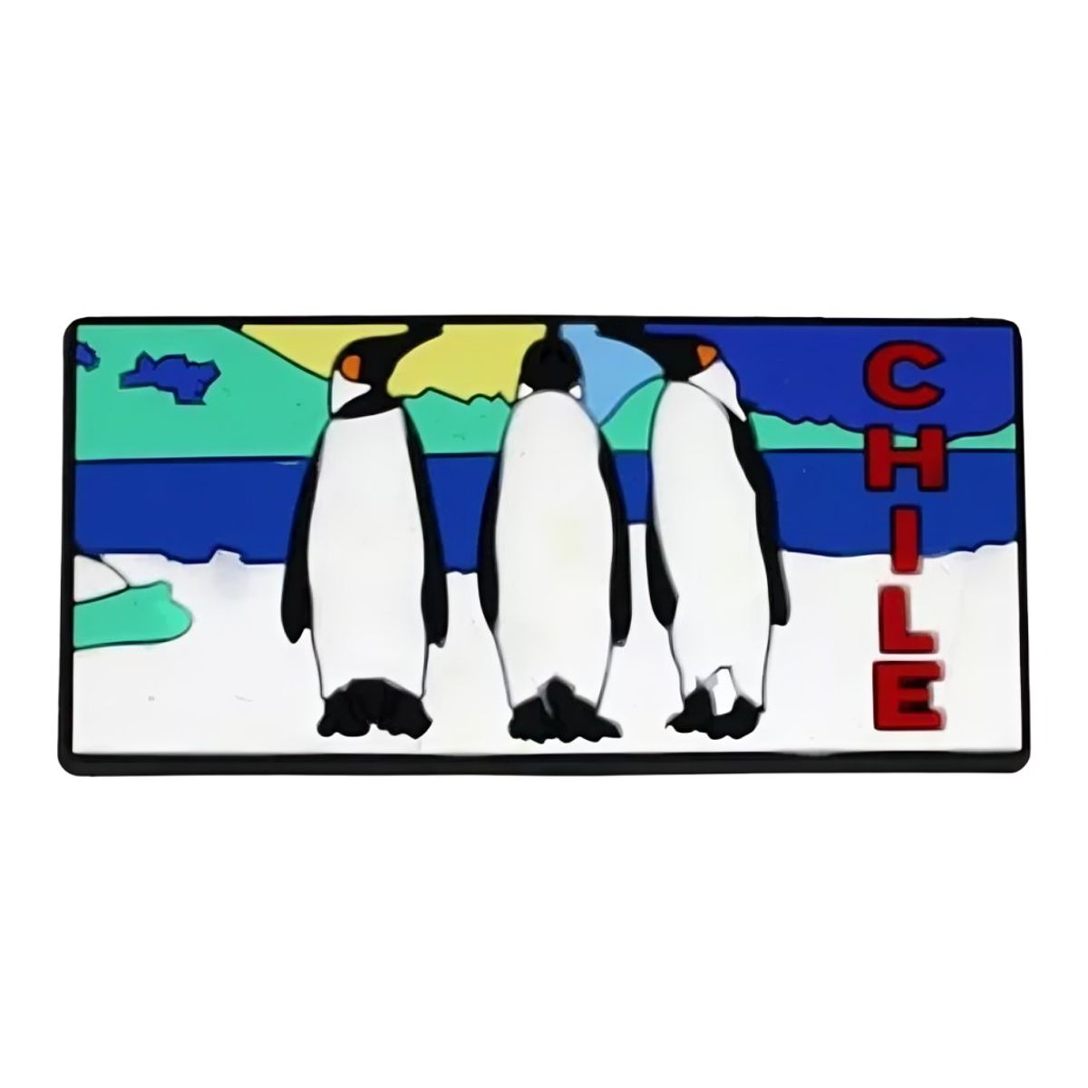 OEM - Pack 4 Goma Iman decorativo diseño Pinguino