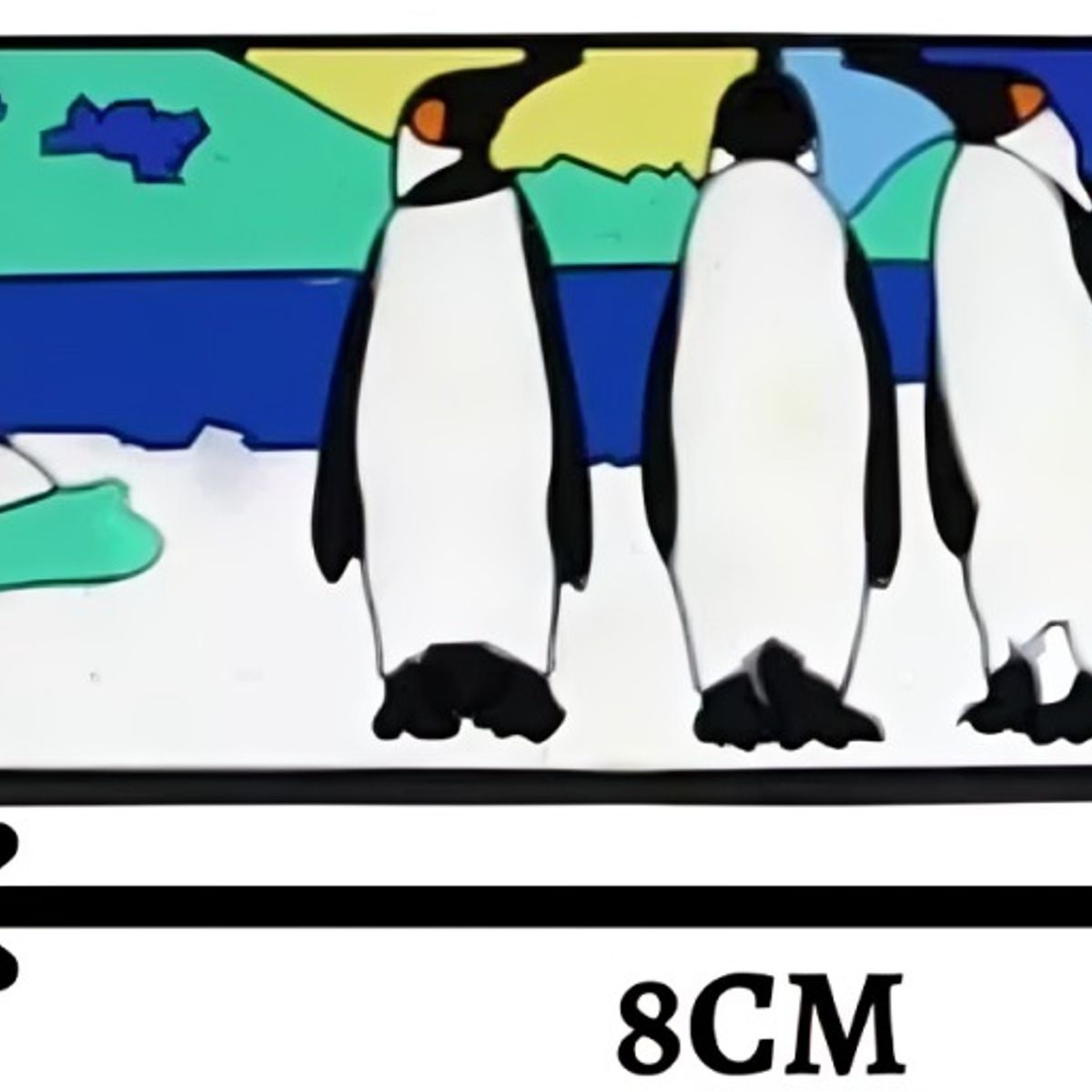 OEM - Pack 4 Goma Iman decorativo diseño Pinguino