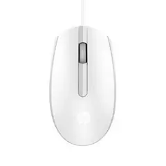 HP - Mouse alámbrico M10 3 botones 1200 DPI blanco