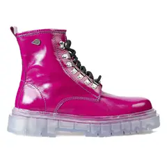 LANDAZURI - Botín Cuero Astar Fucsia Cristal