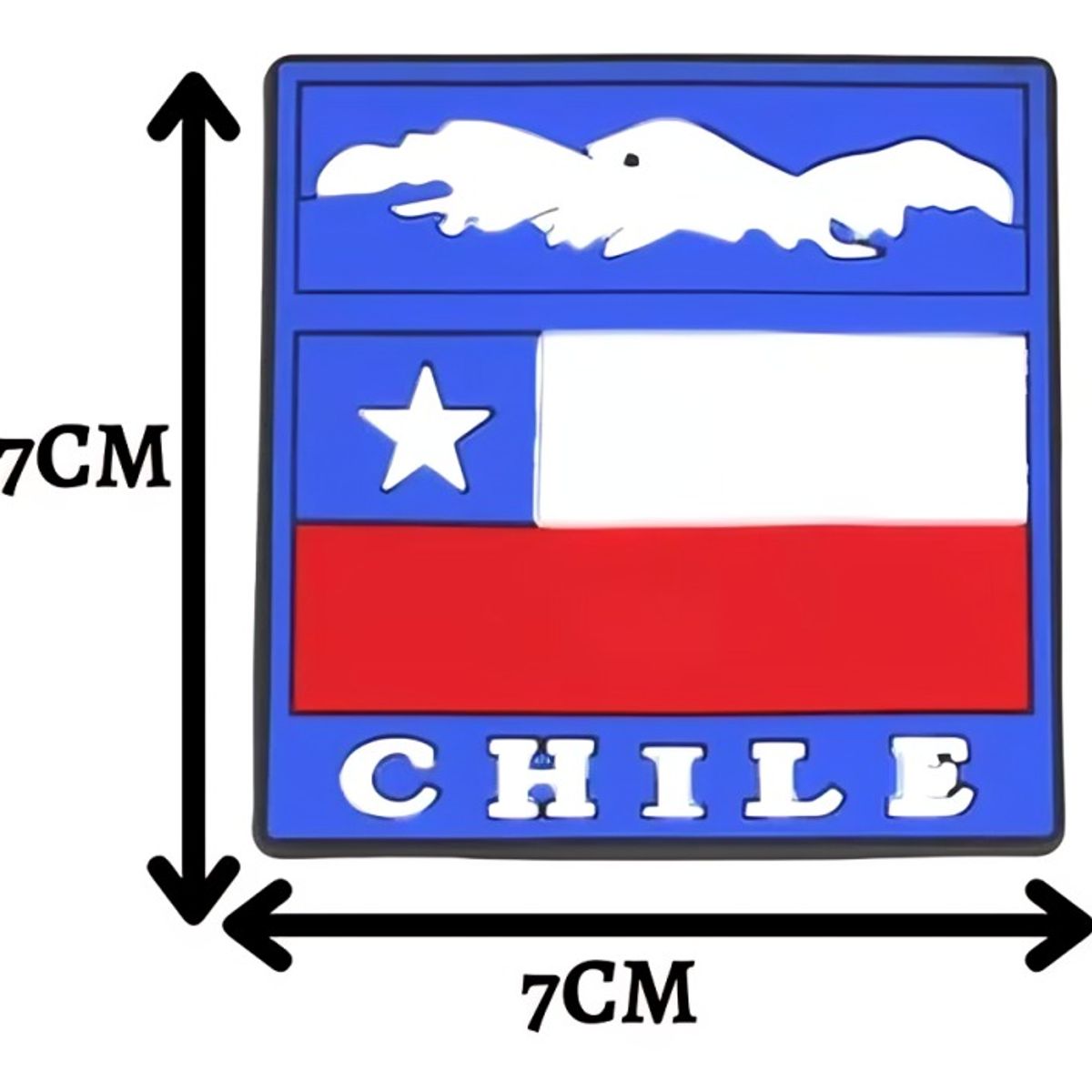 OEM - Pack 4 Goma Iman decorativo diseño Valle Nevado