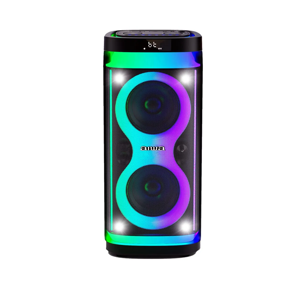 AIWA - Parlante Bluetooth Portatil Aiwa Karaoke Tws Led Aw-poh4d