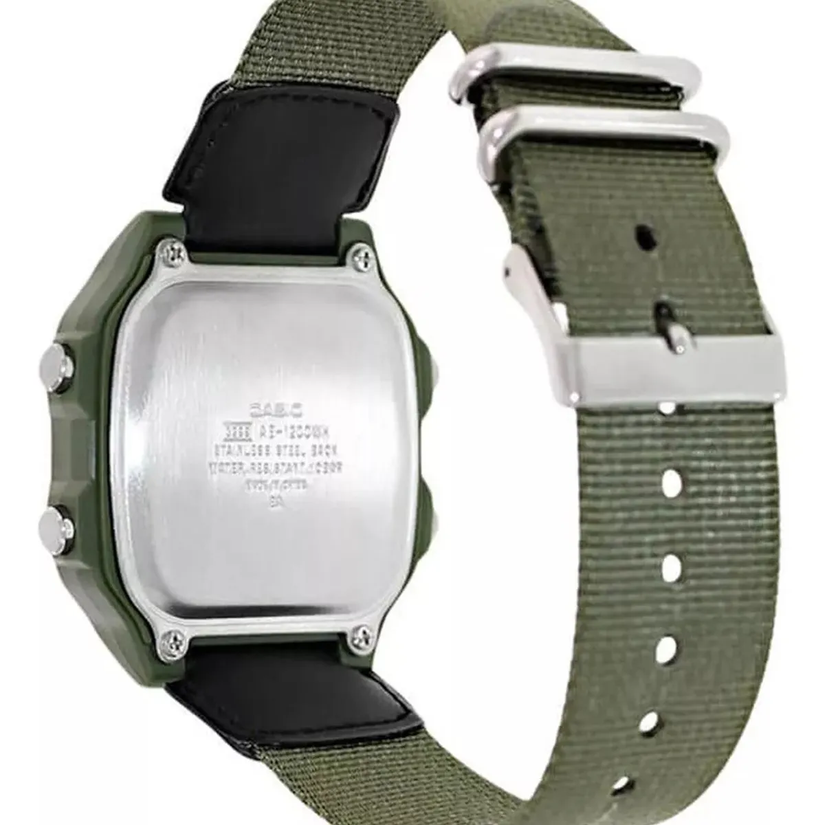 CASIO - Reloj De Pulsera Casio Digital Ae-1200whb-3bvdf Verde