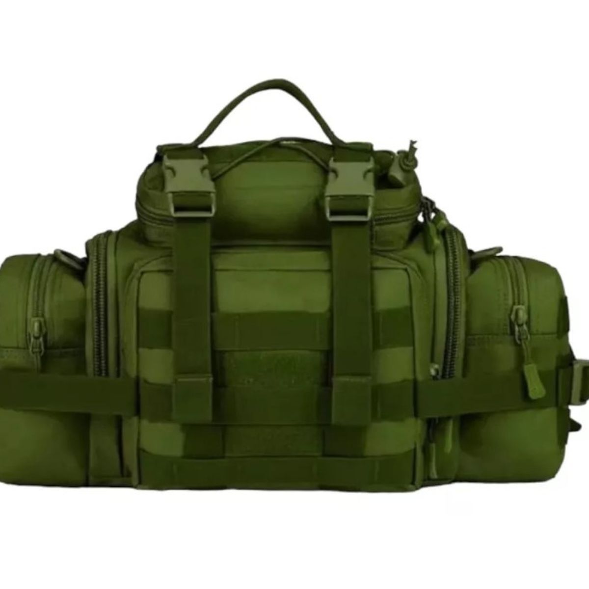 GENERICO - Bolso Banano Gigante Tipo Botiquín Táctico Militar Verde