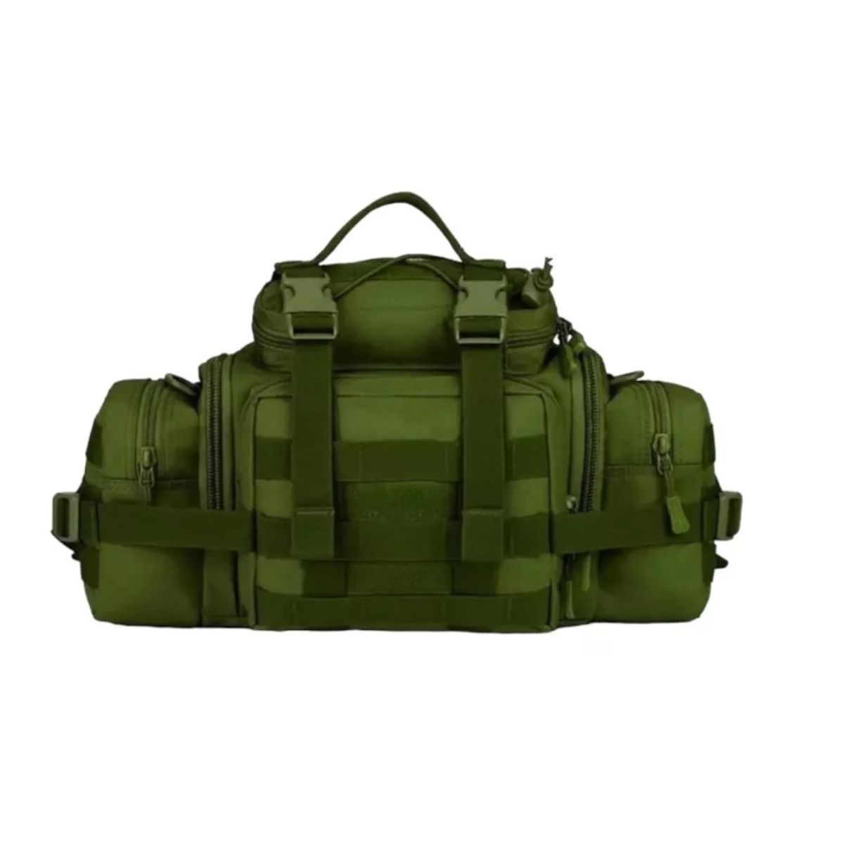 GENERICO - Bolso Banano Gigante Tipo Botiquín Táctico Militar Verde