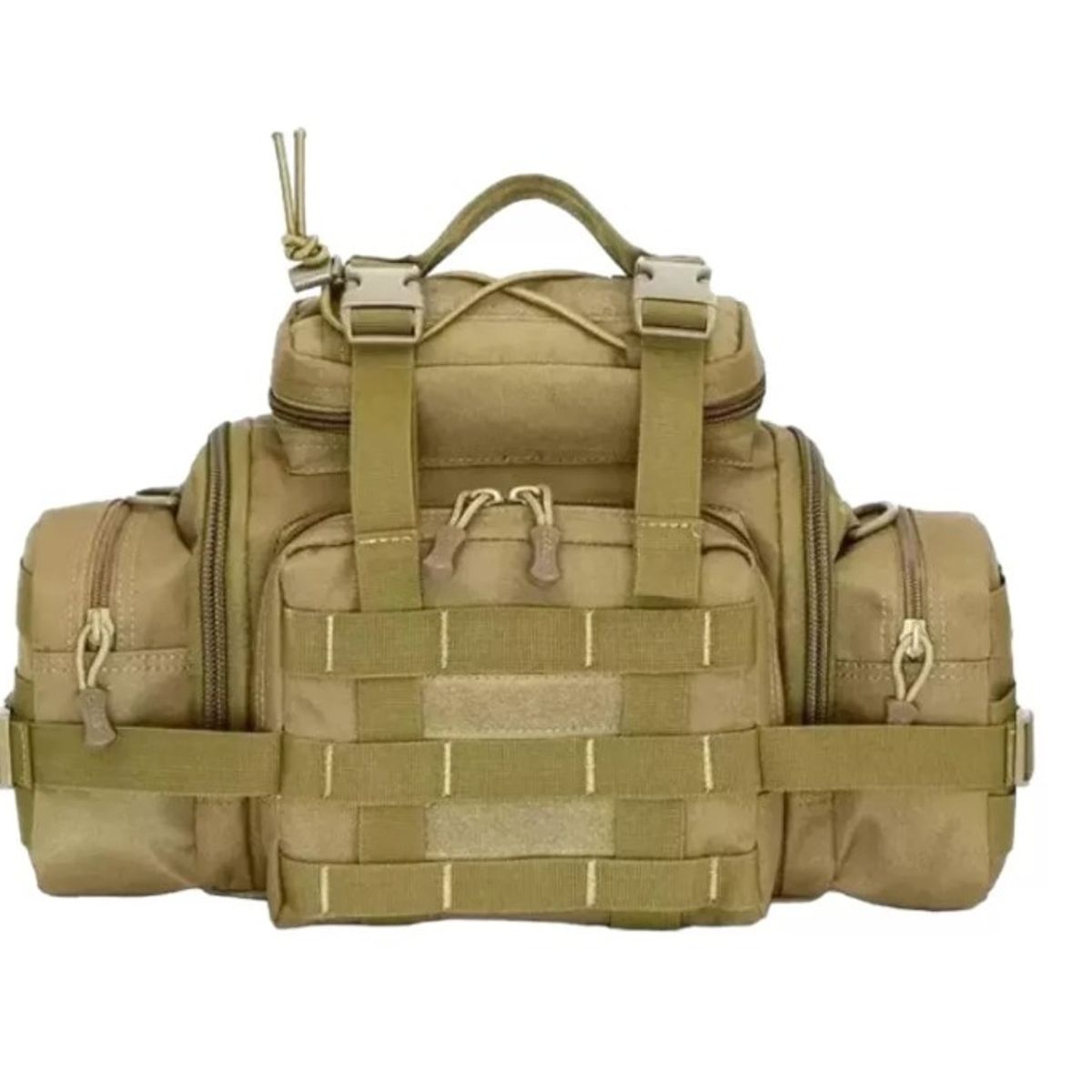 GENERICO - Bolso Banano Gigante Tipo Botiquín Táctico Militar Coyote