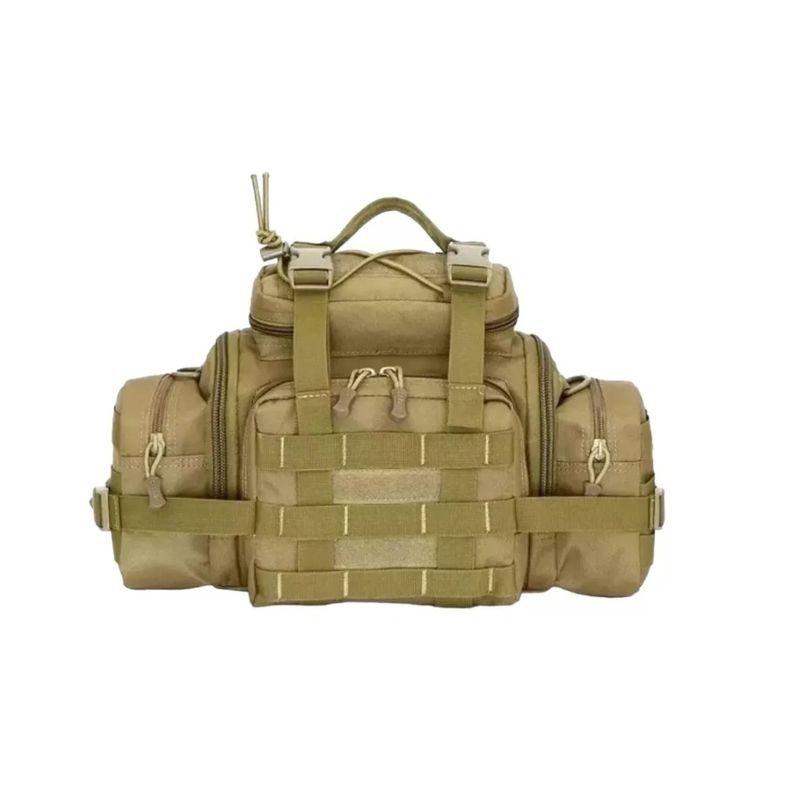 GENERICO - Bolso Banano Gigante Tipo Botiquín Táctico Militar Coyote