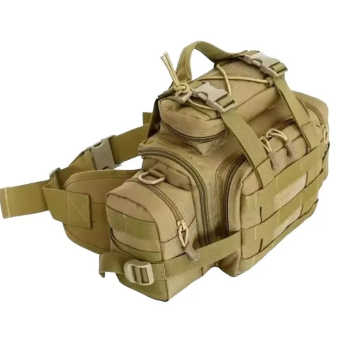 GENERICO - Bolso Banano Gigante Tipo Botiquín Táctico Militar Coyote