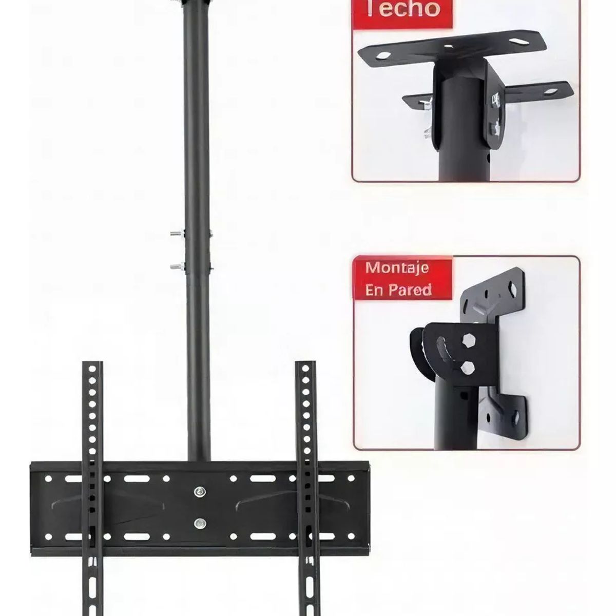 GENERICO - Soporte Tv techo o Pared Ajustable 26-63 Pulgadas