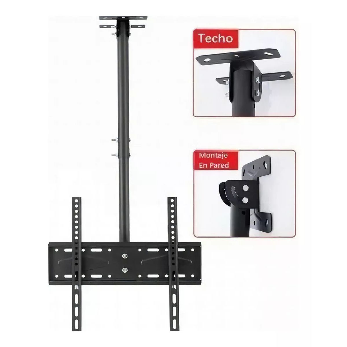 GENERICO - Soporte Tv techo o Pared Ajustable 26-63 Pulgadas