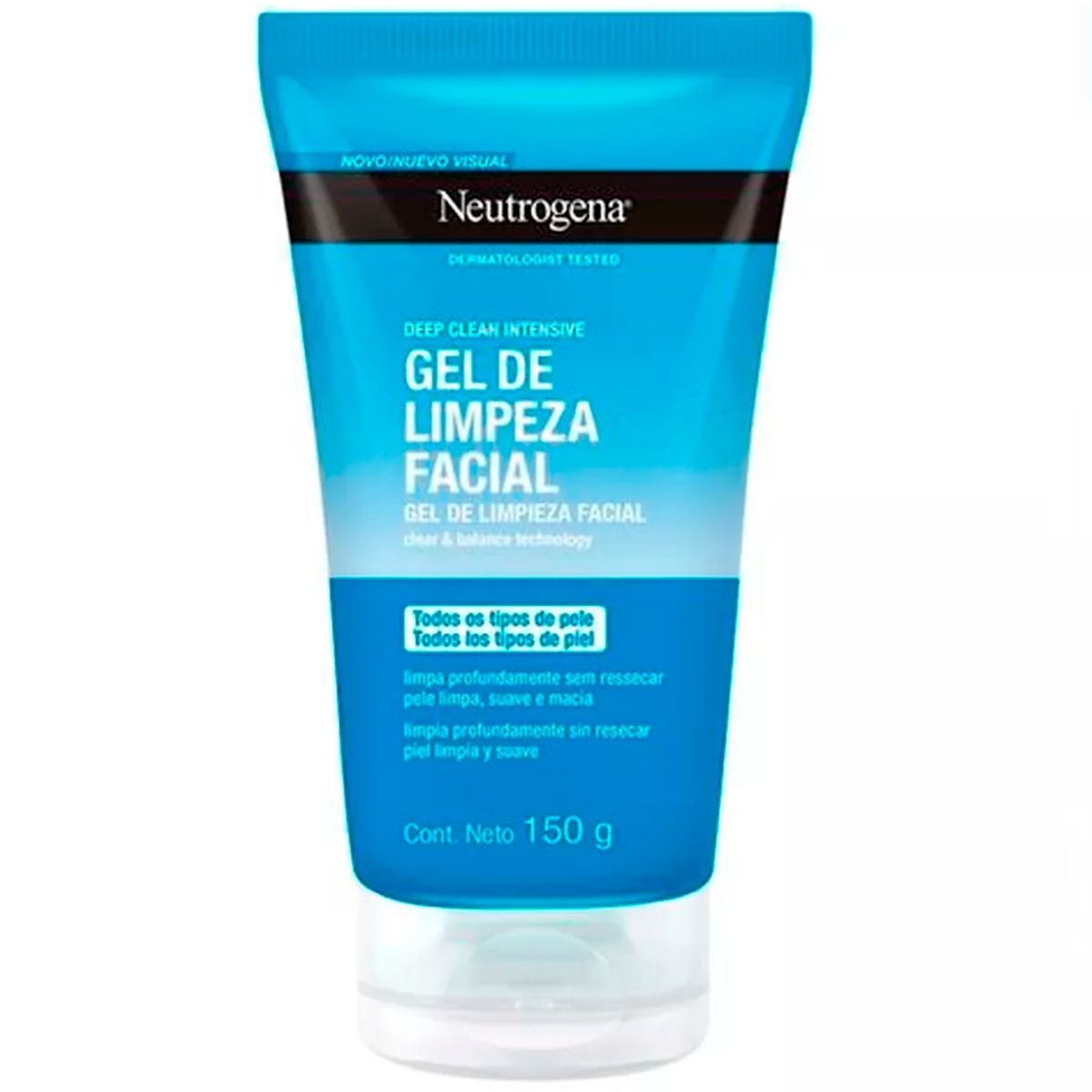 NEUTROGENA - Gel de Limpieza Facial Todo Tipo de Piel 150g Neutrogena