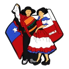 OEM - Pack 4 Goma Iman decorativo diseño Huasos