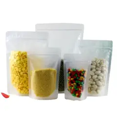 GENERICO - 50 Bolsas Plásticas Transparente Esmeriladas 10x15+3 Cms Resellables