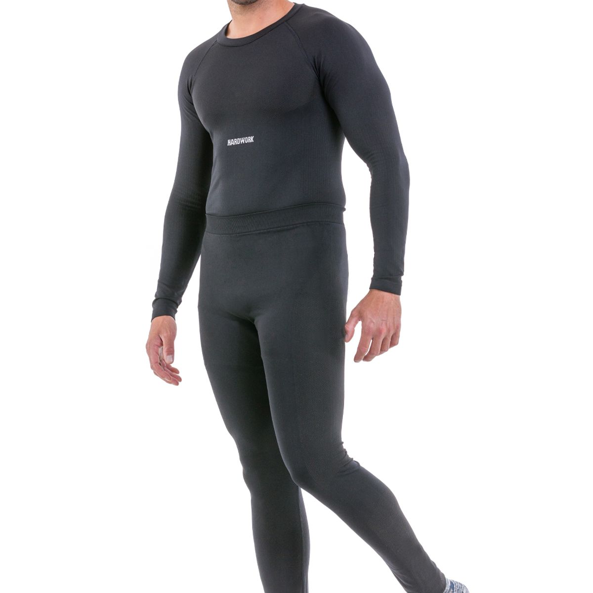 HARDWORK - Camiseta Primera Capa HW Patagonia Black