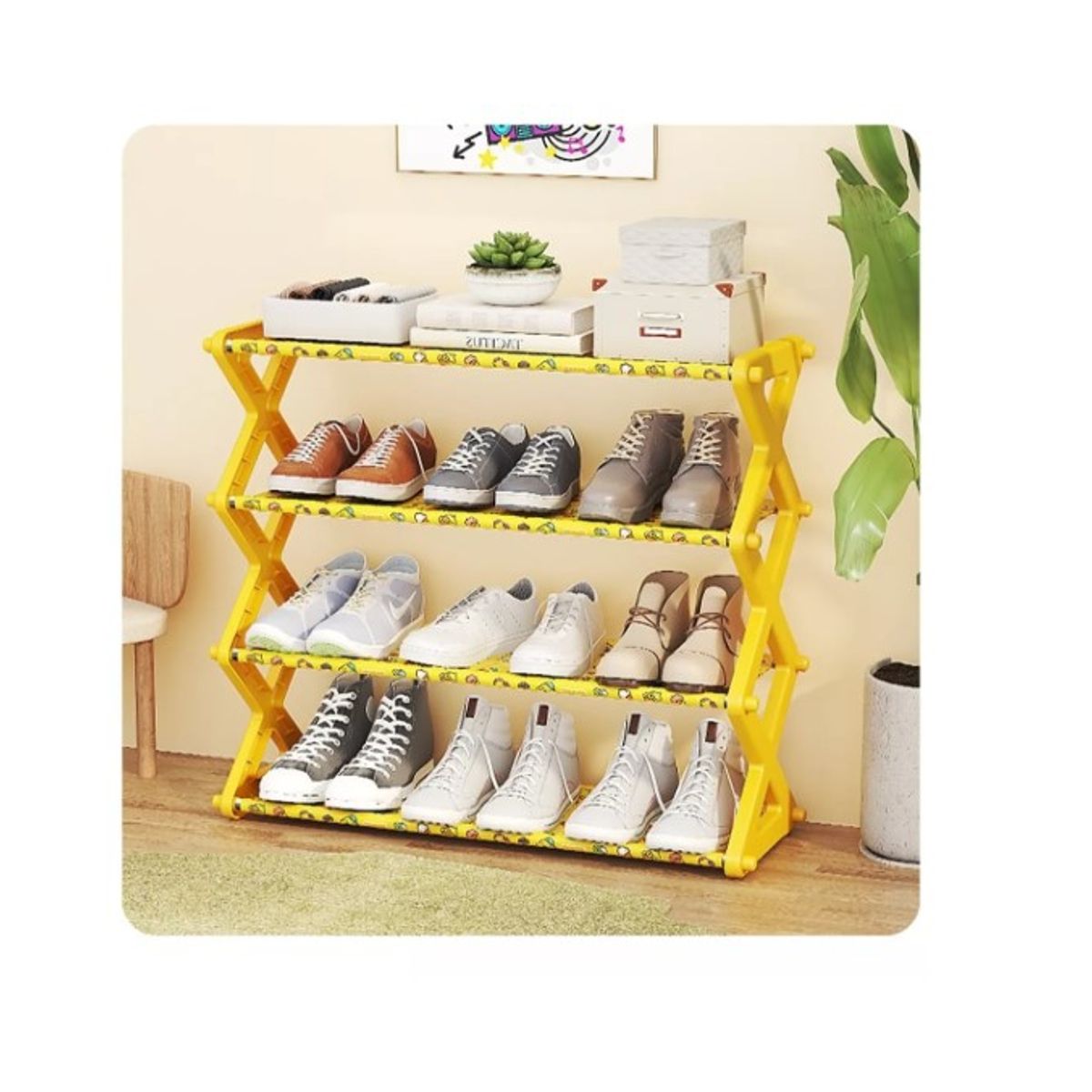 GENERICO - Organizador De Zapato 4 Niveles Estante Calzado Zapatero