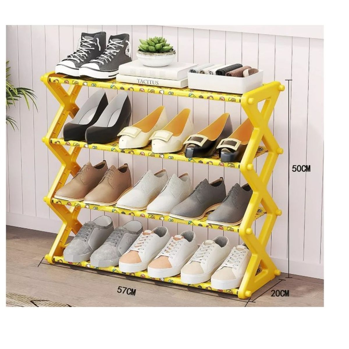 GENERICO - Organizador De Zapato 4 Niveles Estante Calzado Zapatero