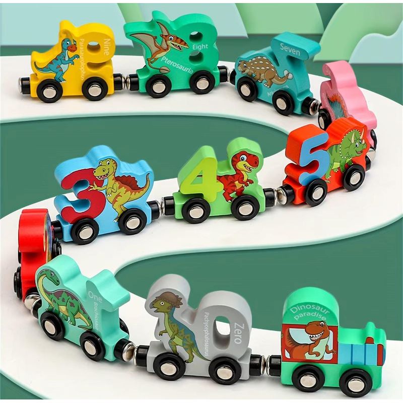 GENERICO - JUEGO TREN MAGNETICO DE NUMEROS PARA NIÑOS