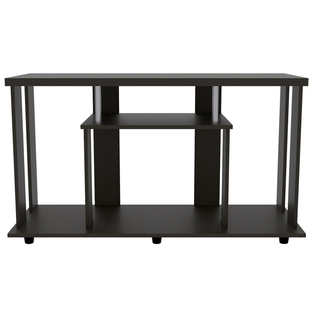 FMFURNITURE - Rack TV 50" Con Repisas Para Almacenamiento Fm-029N - Negro