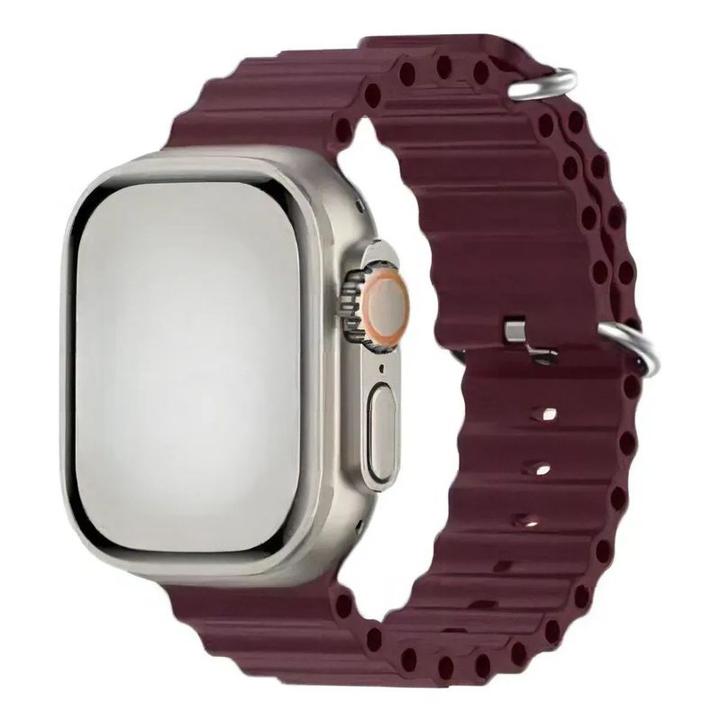 GENERICO - Correa Ocean Silicona Para Apple Watch 38 40 41 Vino