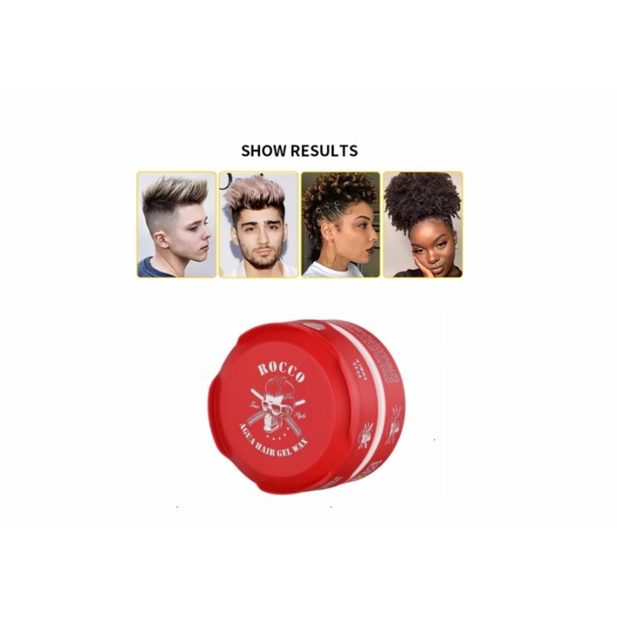 ROCCO - Rocco Cera Gel Aqua Hair Wax 150ml Rojo