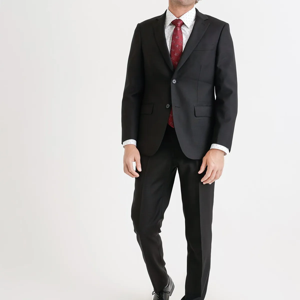 TRIAL - Traje hombre formal executive negro
