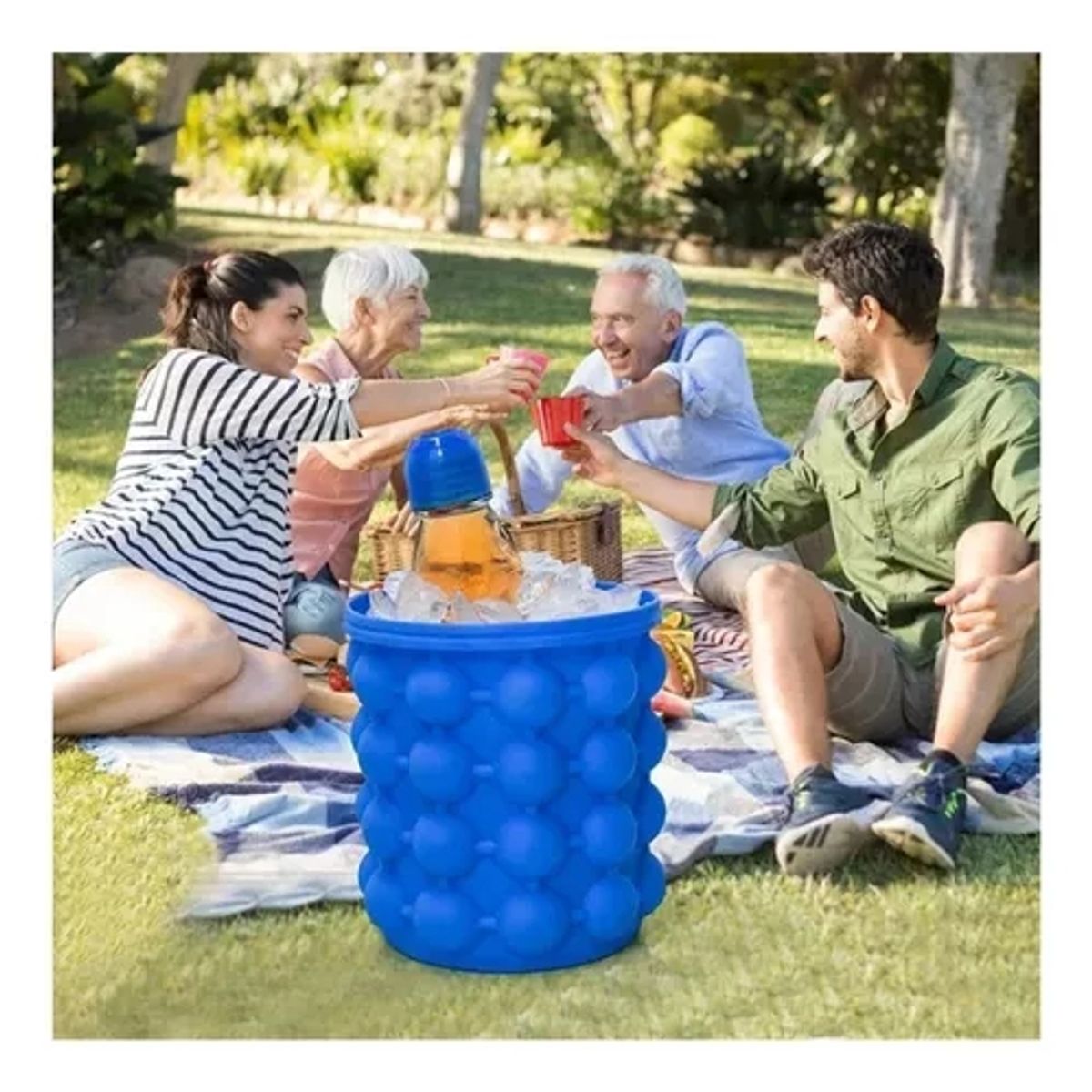 GENERICO - Contenedor De Hielo Ice Cube Maker Genie