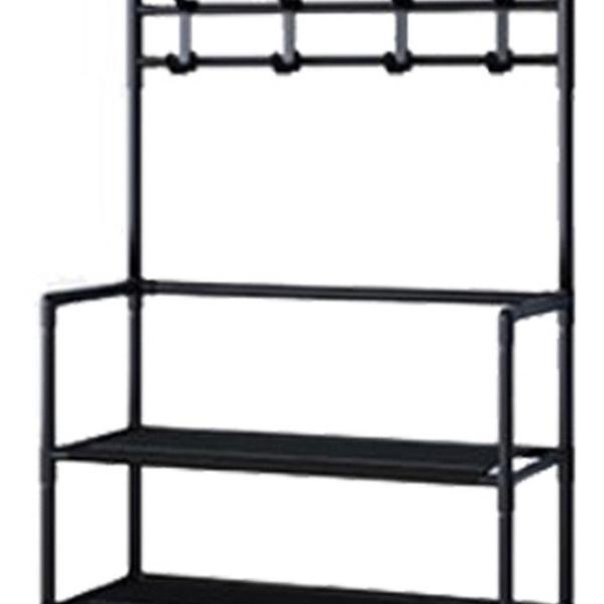 IMPORTCLICK - Rack Estante Organizador Colgador 4 Niveles Negro - Negro
