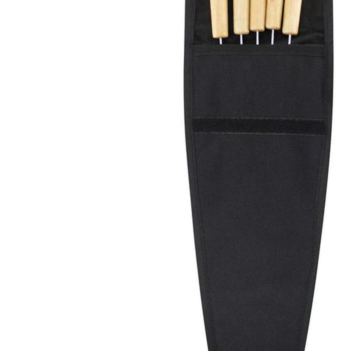 IMPORTCLICK - Set 5 Fierros Anticuchos Asado Madera - Café