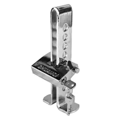 IMPORTCLICK - Traba Pedal + Candado Bicicleta Antirrobo Seguridad - Plateado
