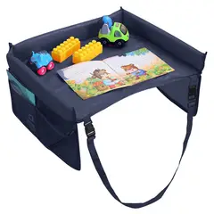 IMPORTCLICK - Mesa de Viaje Infantil para Automóvil Azul