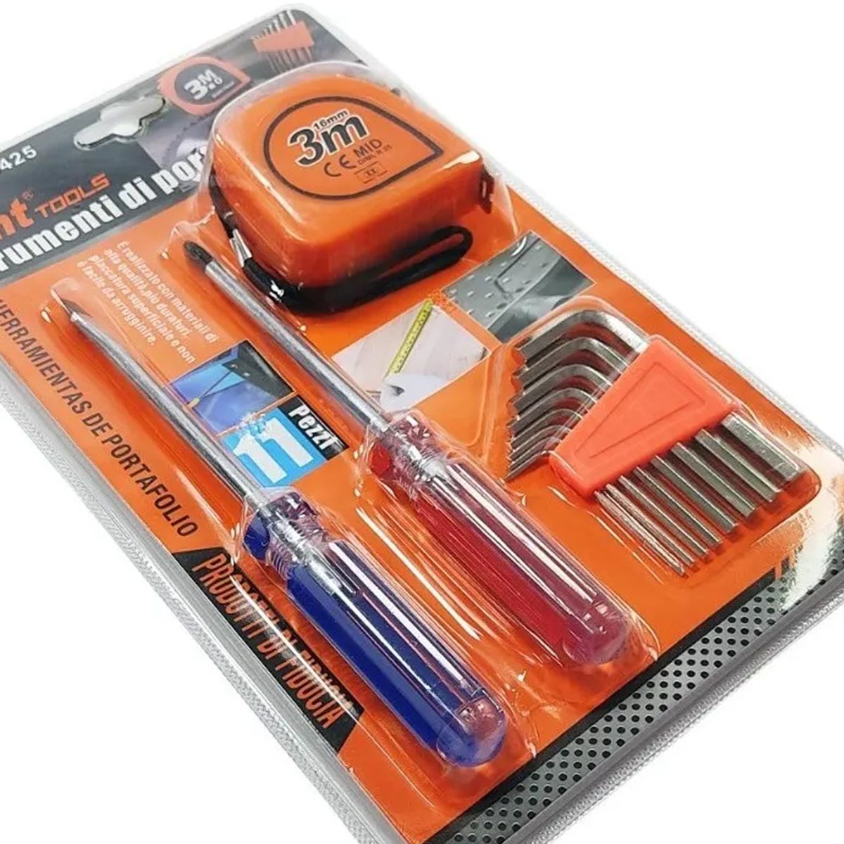 IMPORTCLICK - Kit Herramientas De Trabajo 11 Piezas