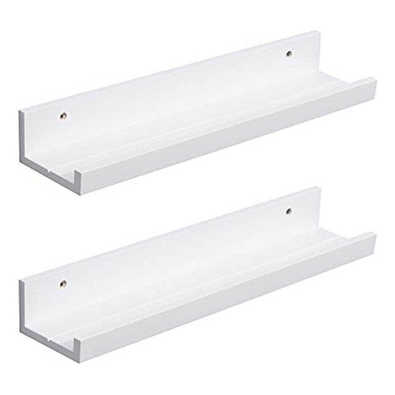 IMPORTCLICK - Repisas Infantil Hogar Librero L Blanca 50 CM - Blanco