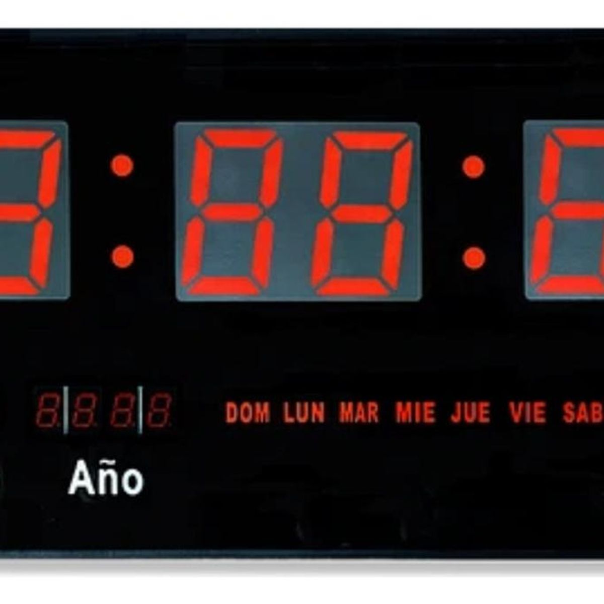 IMPORTCLICK - Reloj Digital LED Pared Hora Fecha Temperatura 47x23x3 CM