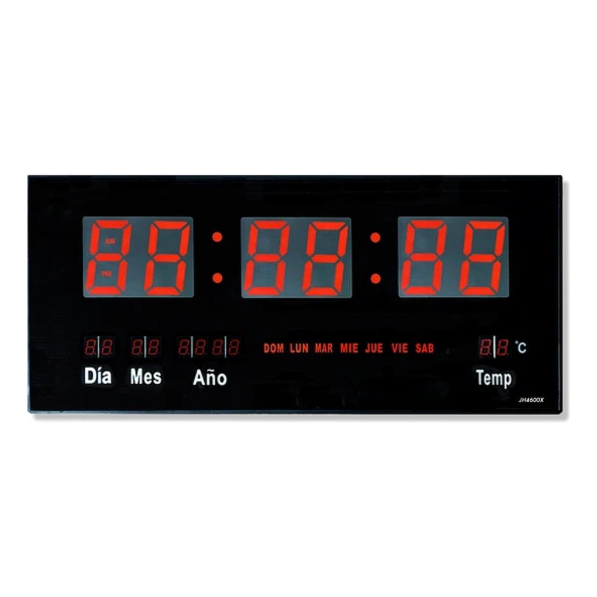 IMPORTCLICK - Reloj Digital LED Pared Hora Fecha Temperatura 47x23x3 CM
