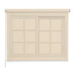 IMPORTCLICK - Cortina Roller Rustica Deluxe 100x200 CM Beige - Beige