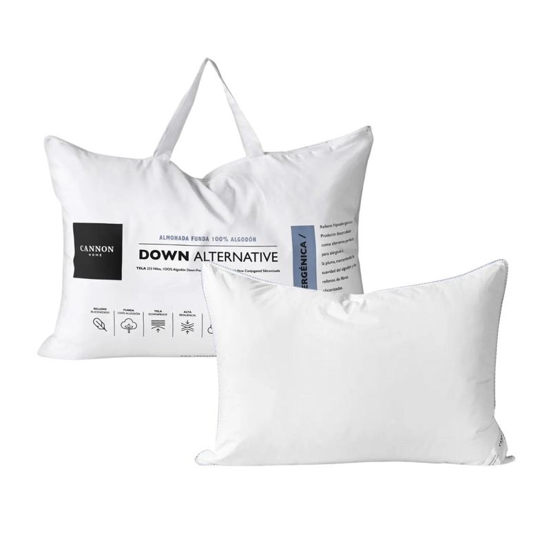 IMPORTCLICK - Pack 2 Almohadas Alternative Cannon King 50x90 CM