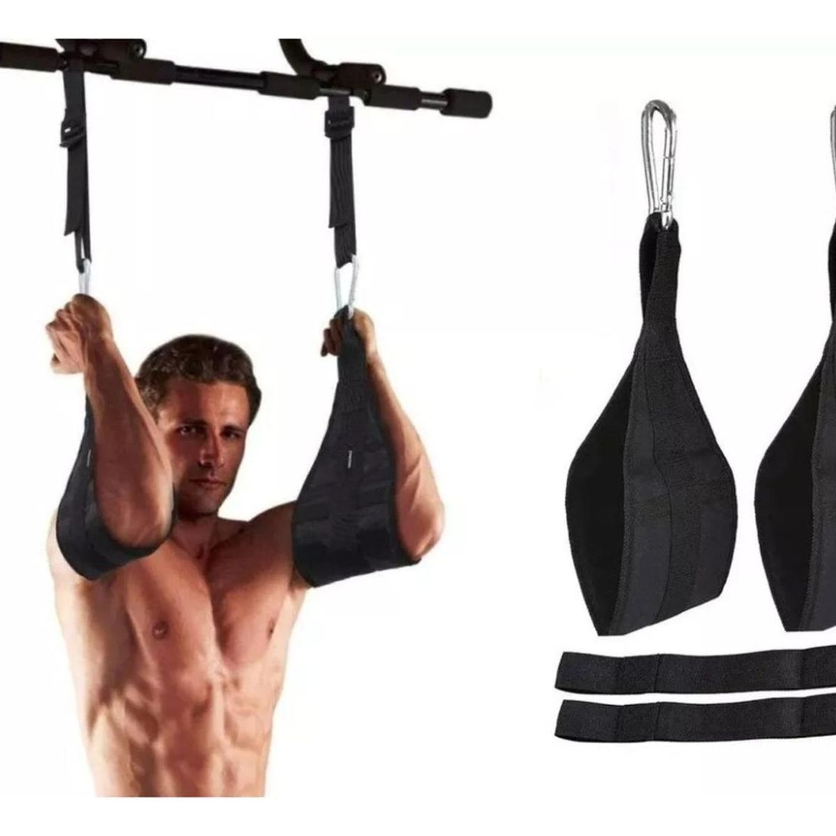 IMPORTCLICK - Set 2 Correas Bandas Colgantes AB Ajustables Abdominales