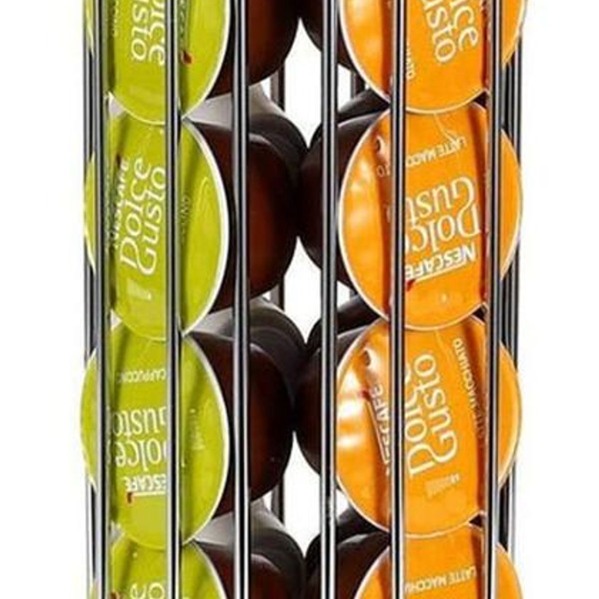 IMPORTCLICK - Porta 32 Cápsulas Dolce Gusto Giratorio 360° - Plateado