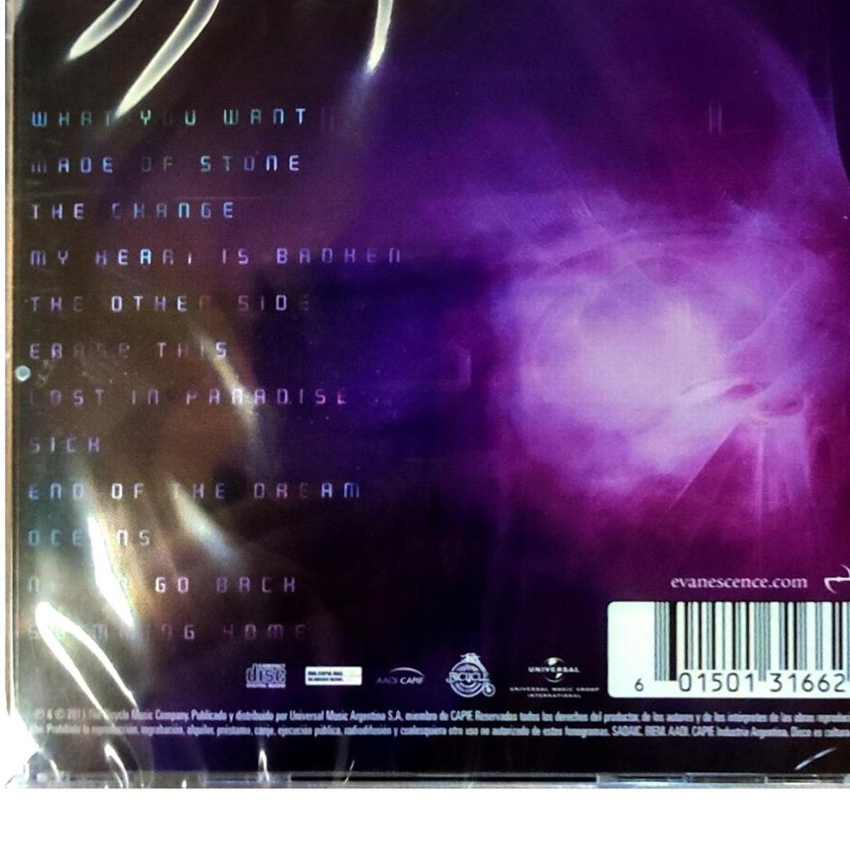 HITWAY MUSIC - EVANESCENCE - EVANESCENCE - CD HITWAY MUSIC