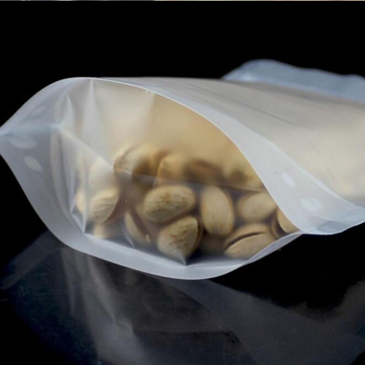 GENERICO - 50 Bolsas Plásticas Transparentes Esmeriladas 15x22+4 Cms Resellable