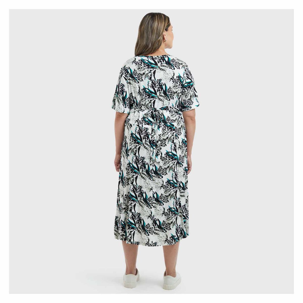 FASHION'S PARK - Vestido Mujer Campana Crudo Fashion's Park