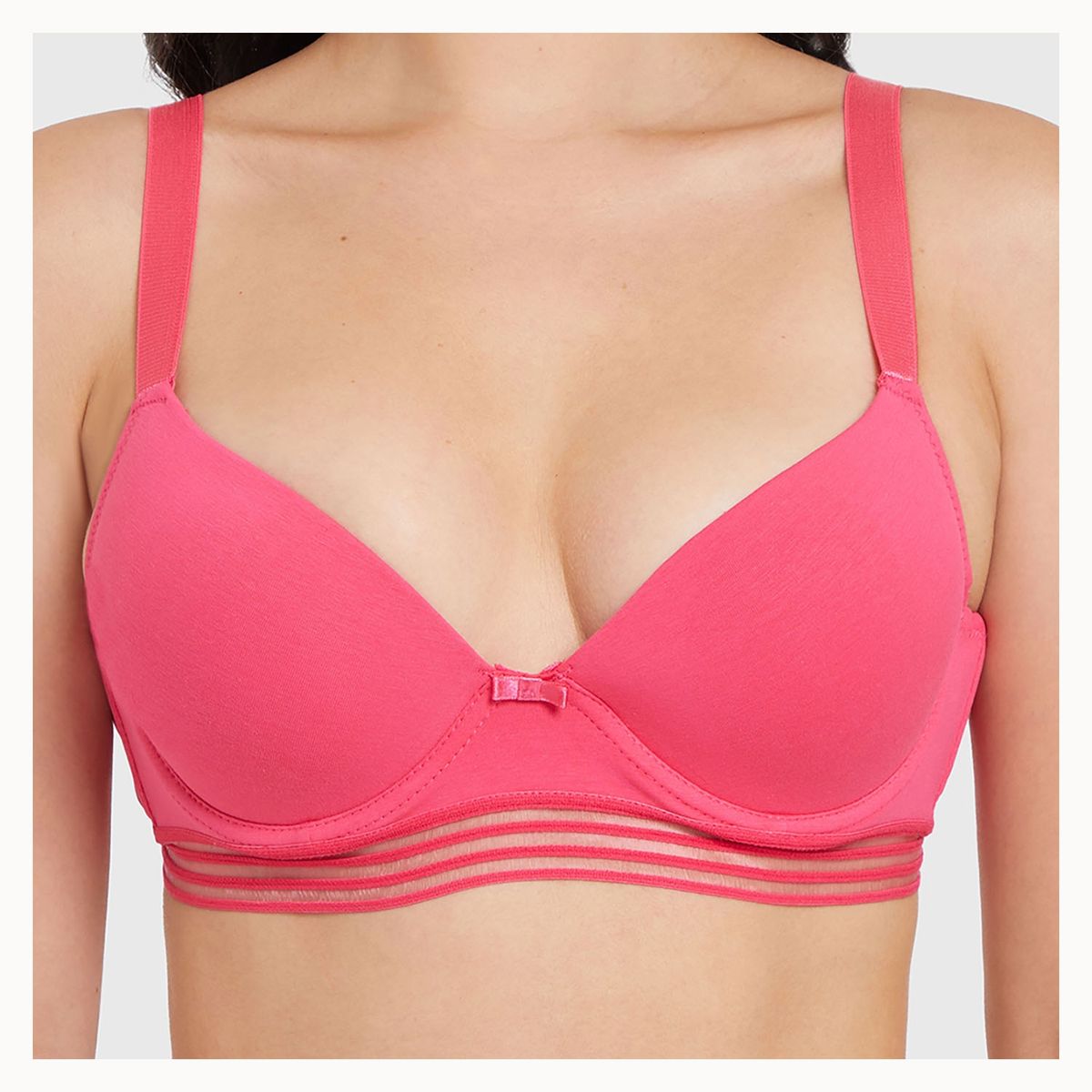 FASHION'S PARK - Sostén Mujer Bipack Copa Soft Fucsia Fashion's Park