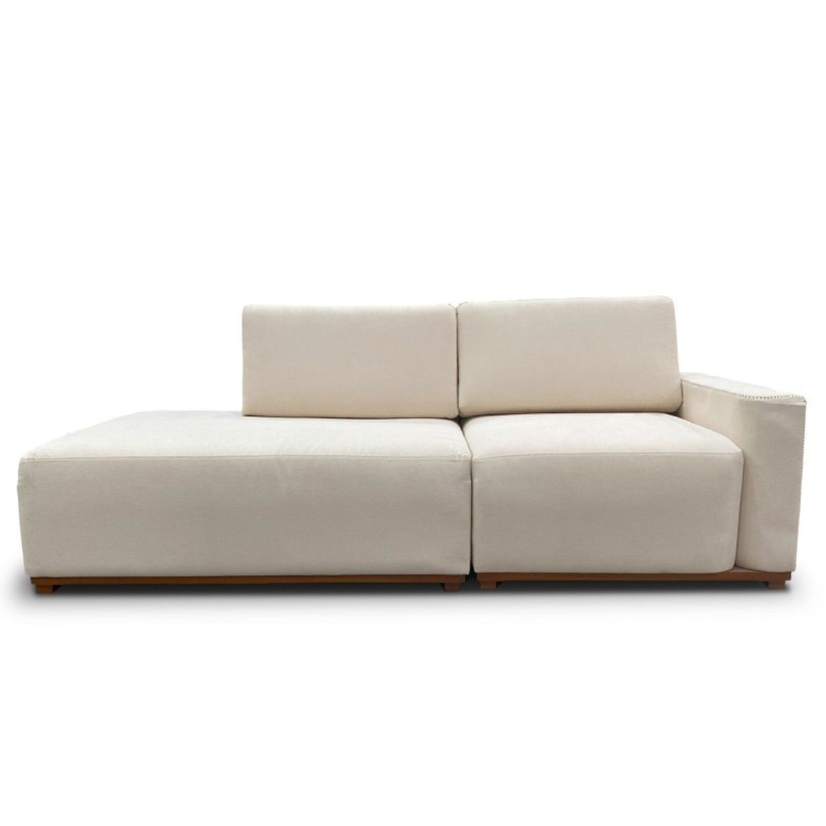 RE DECORA - Sofá Piacenza 2 Cuerpos 232cm Cream