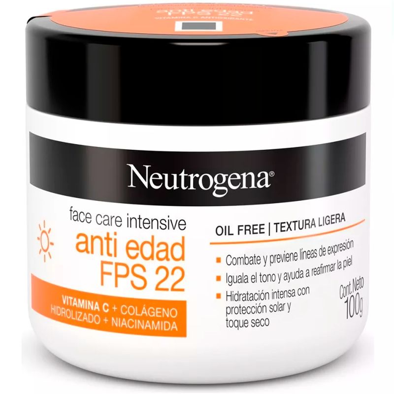NEUTROGENA - Face care intensive anti edad fps 22 100g neutrogena