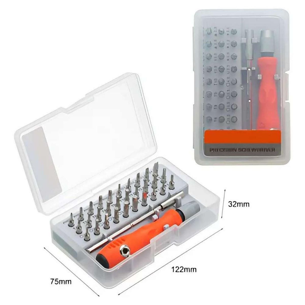 GEN - Set Destornillador 32 Piezas Precision Puntas Intercambiable