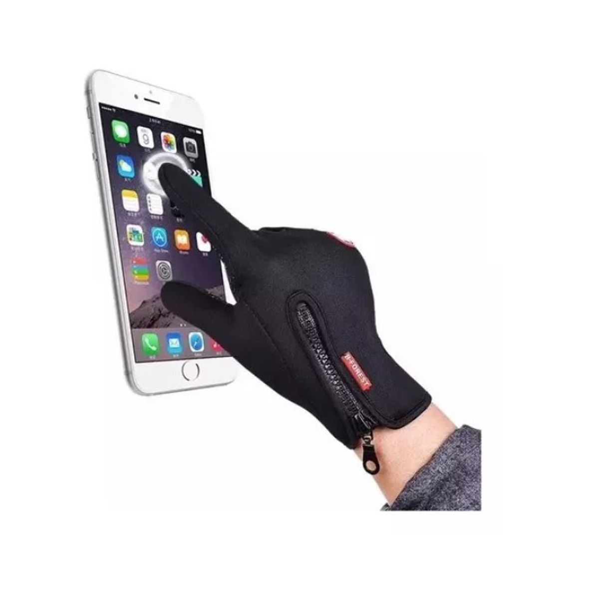 GENERICO - Guantes Termicos Touch Antideslizantes Invierno Bici Moto L